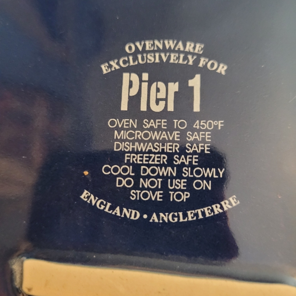 Pier 1 casserole dish